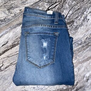 KanCan Blue Ripped Skinny Jeans Size 26
